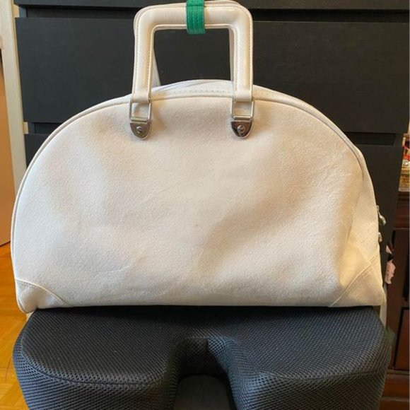 Nike Cream & White and Green Travel Small Duffel Bag - Picture 6 of 8